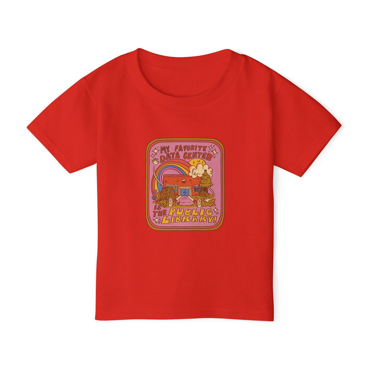 Public Library Toddler Cotton Heavy Weight Tee