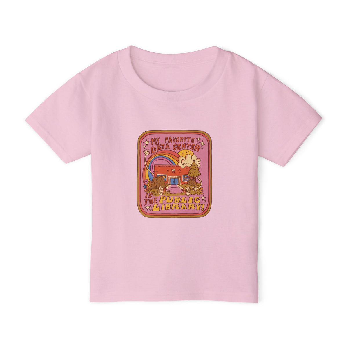 Public Library Toddler Cotton Heavy Weight Tee