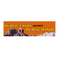 PUBLIC LANDS BUMPER STICKER