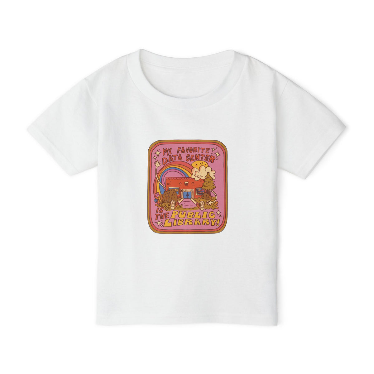Public Library Toddler Cotton Heavy Weight Tee