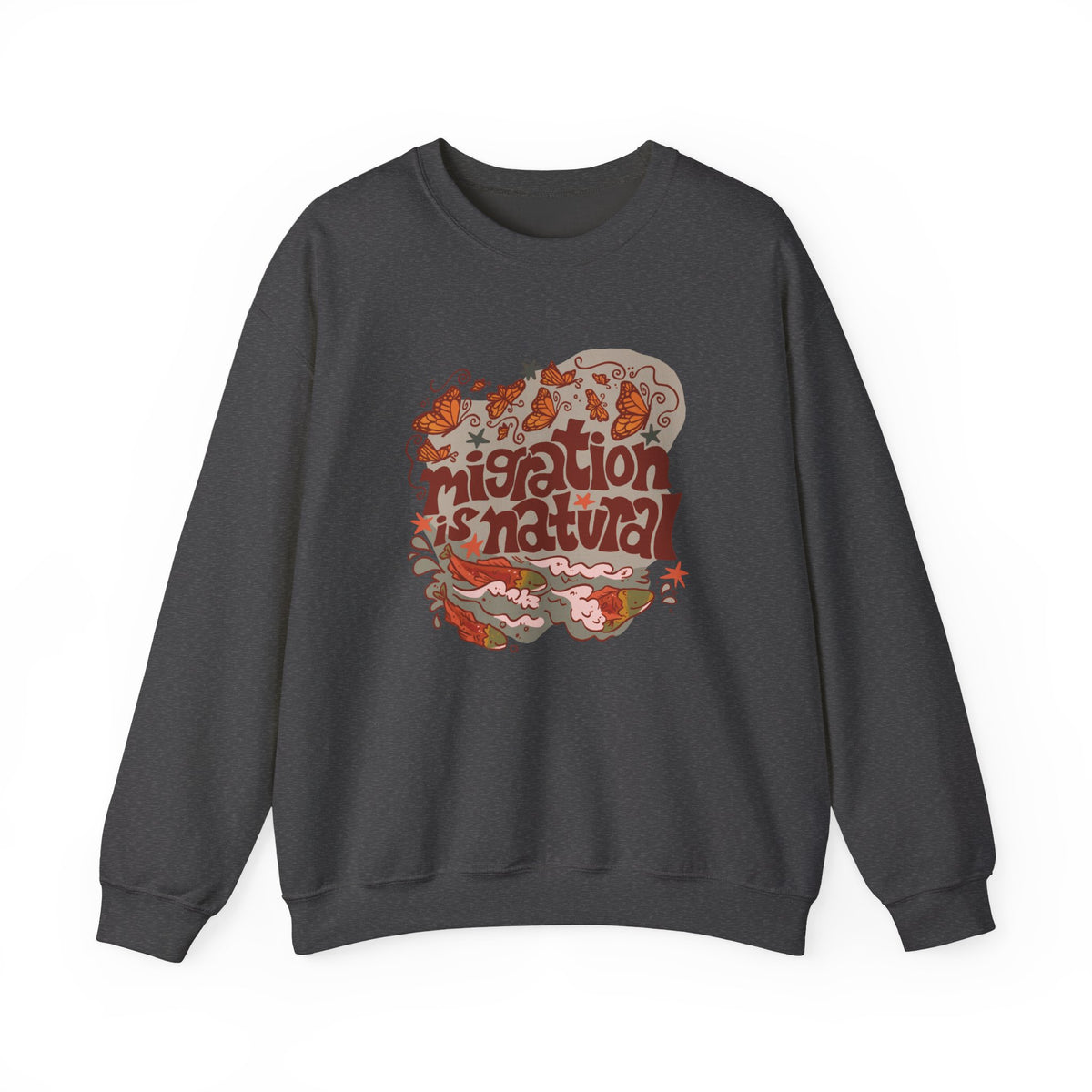 Migration is Natural Crewneck Heavey Sweater