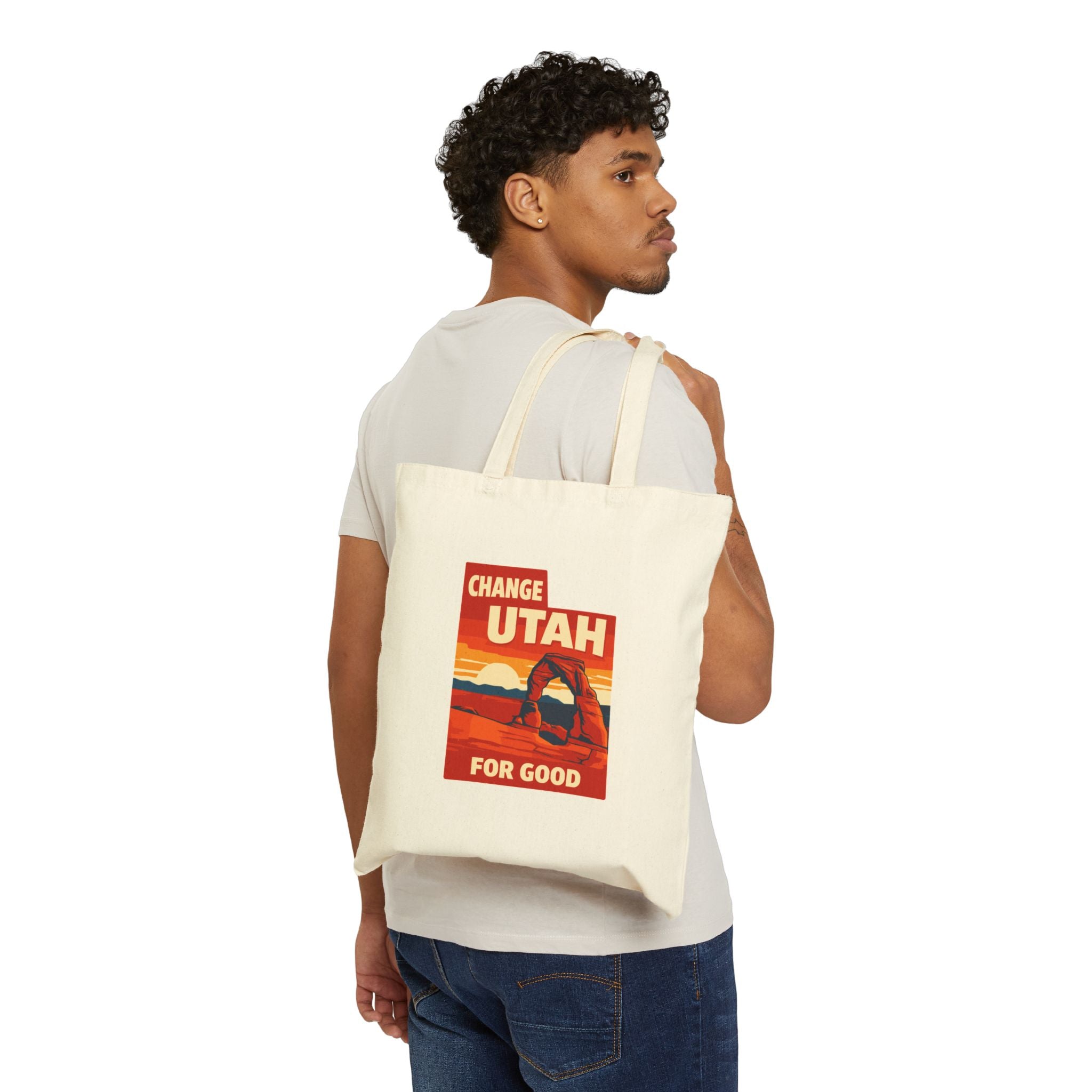 CHANGE UTAH FOR GOOD TOTE BAG