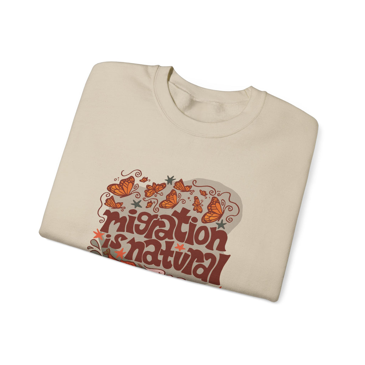 Migration is Natural Crewneck Heavey Sweater