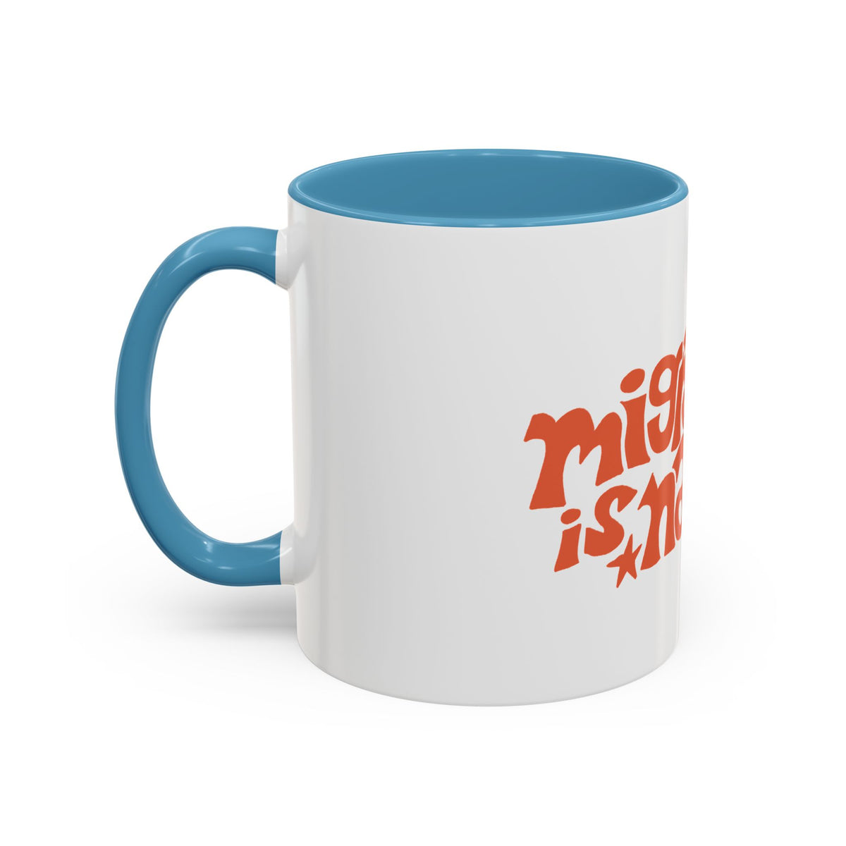 Two-Tone "Migration is Natural" Accent Mug