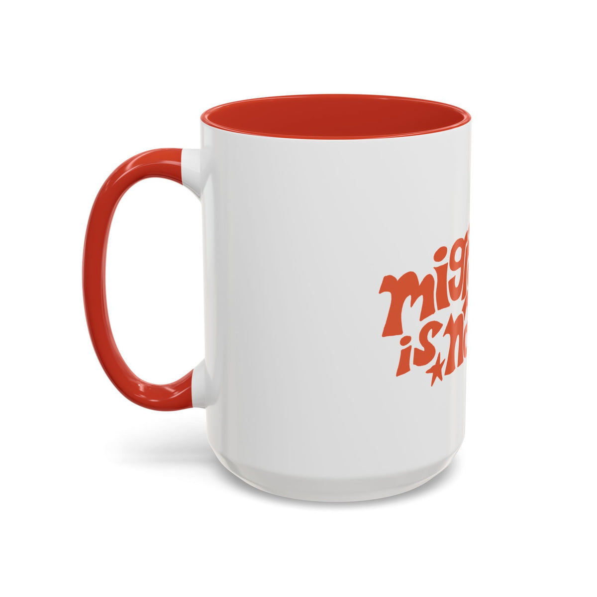 Two-Tone "Migration is Natural" Accent Mug