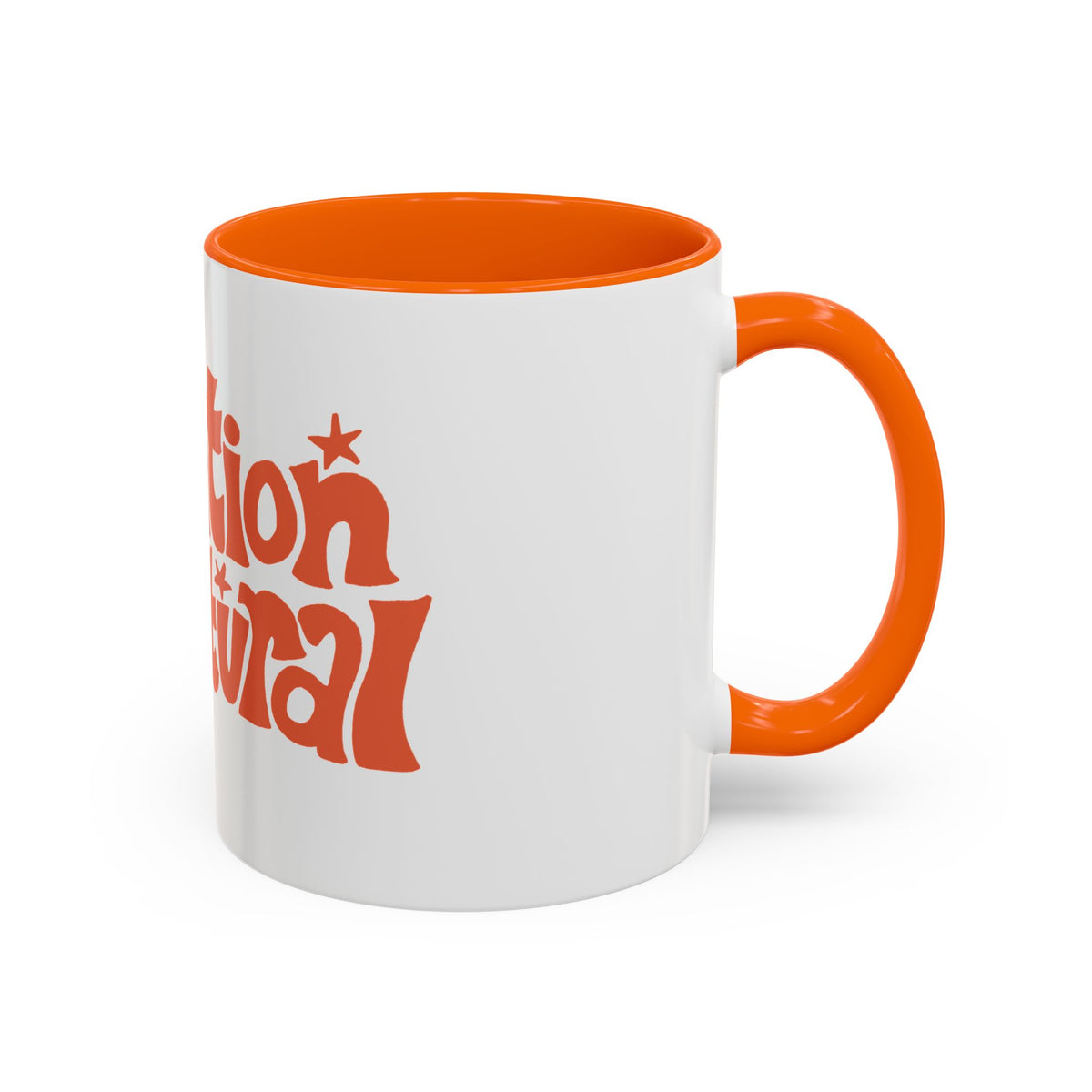 Two-Tone "Migration is Natural" Accent Mug