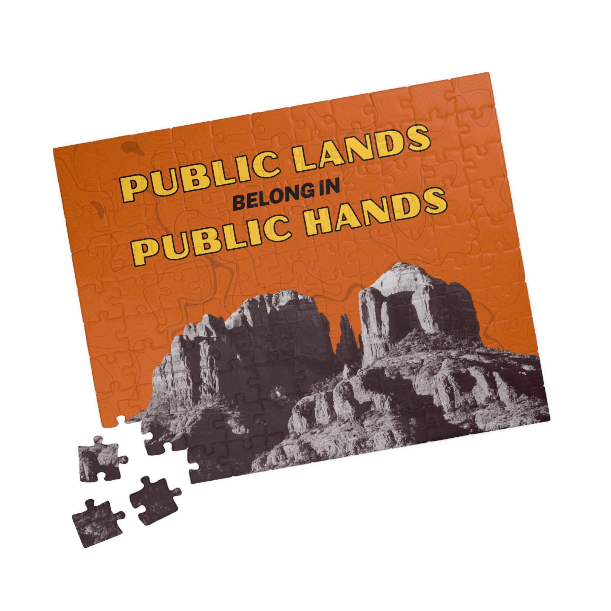 PUBLIC LANDS BELONG TO PUBLIC HANDS 100 PC PUZZLE