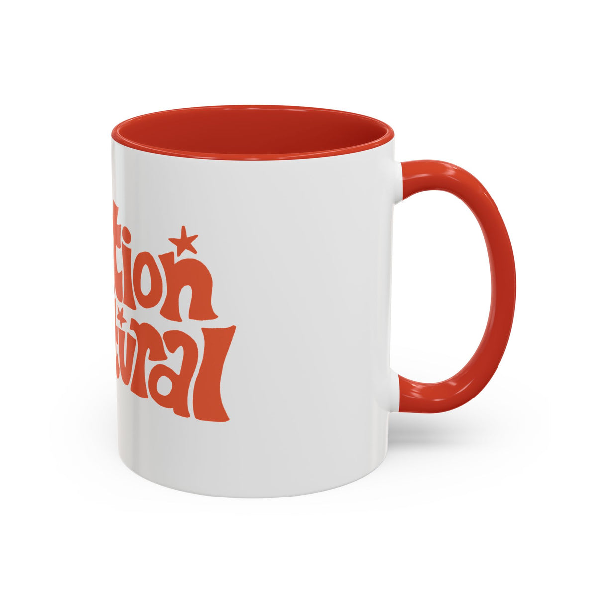 Two-Tone "Migration is Natural" Accent Mug