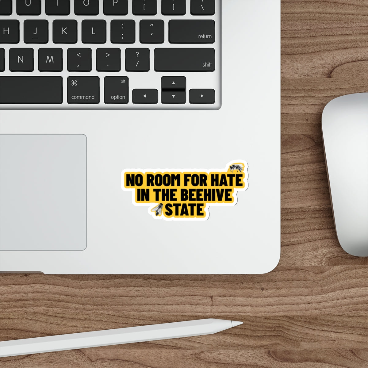 NO ROOM FOR HATE IN THE BEEHIVE STATE STICKER