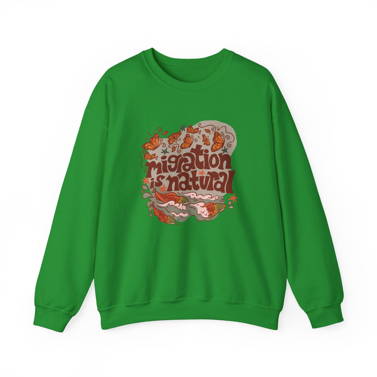 Migration is Natural Crewneck Heavey Sweater