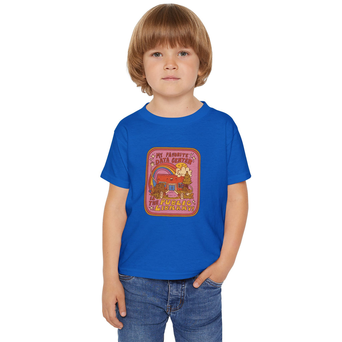 Public Library Toddler Cotton Heavy Weight Tee