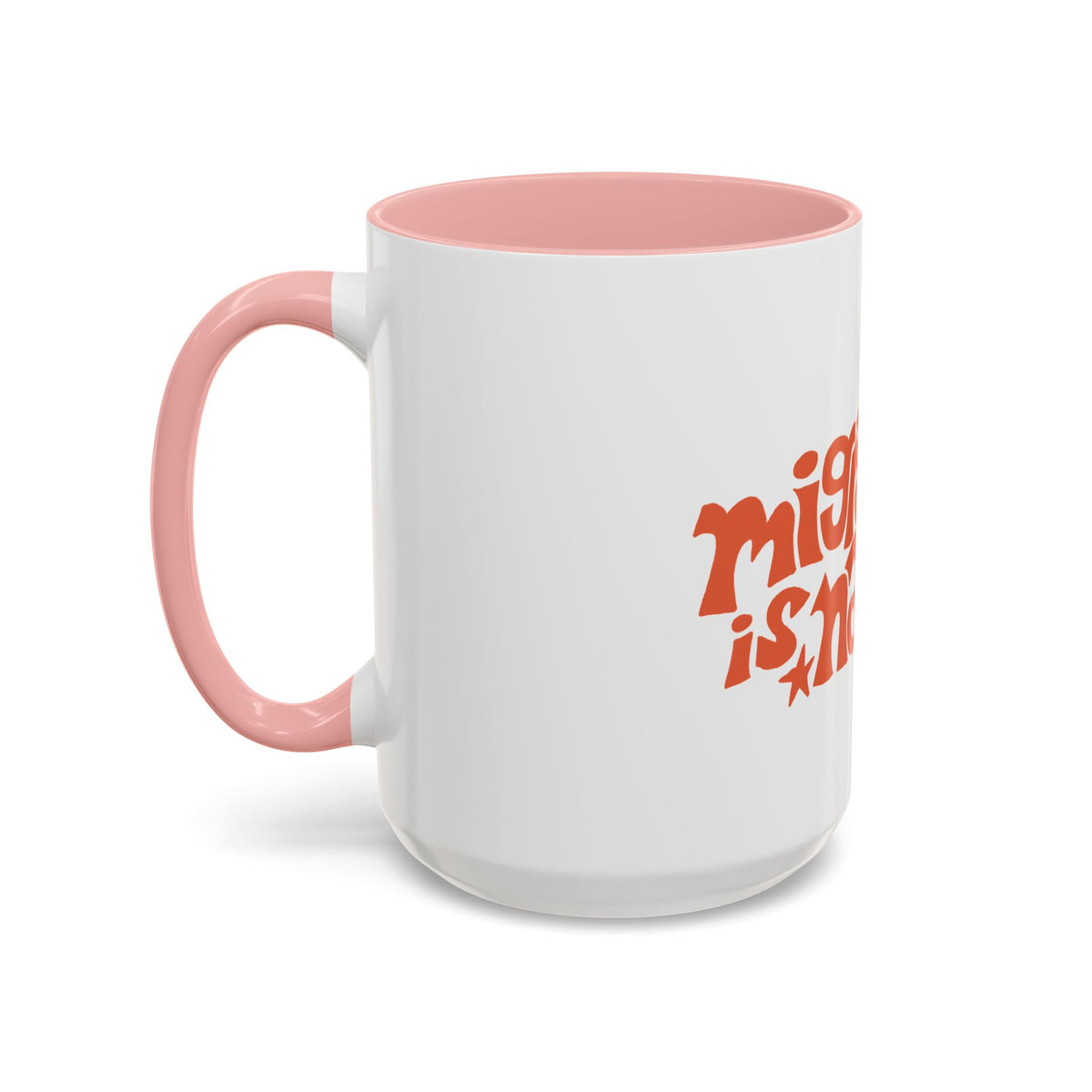 Two-Tone "Migration is Natural" Accent Mug