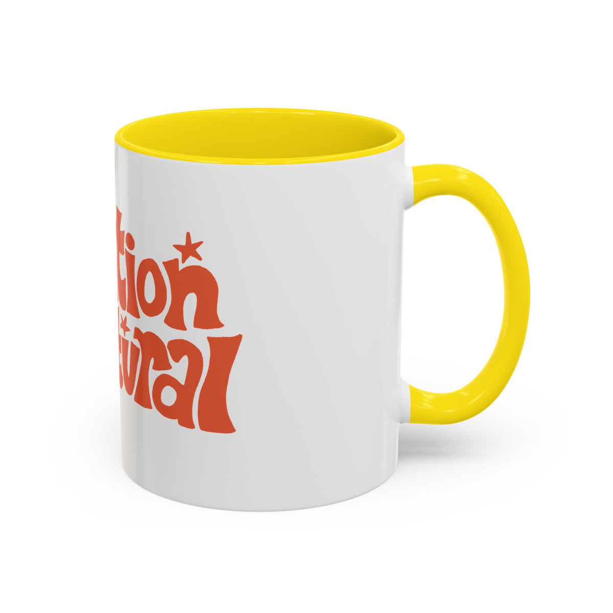 Two-Tone "Migration is Natural" Accent Mug