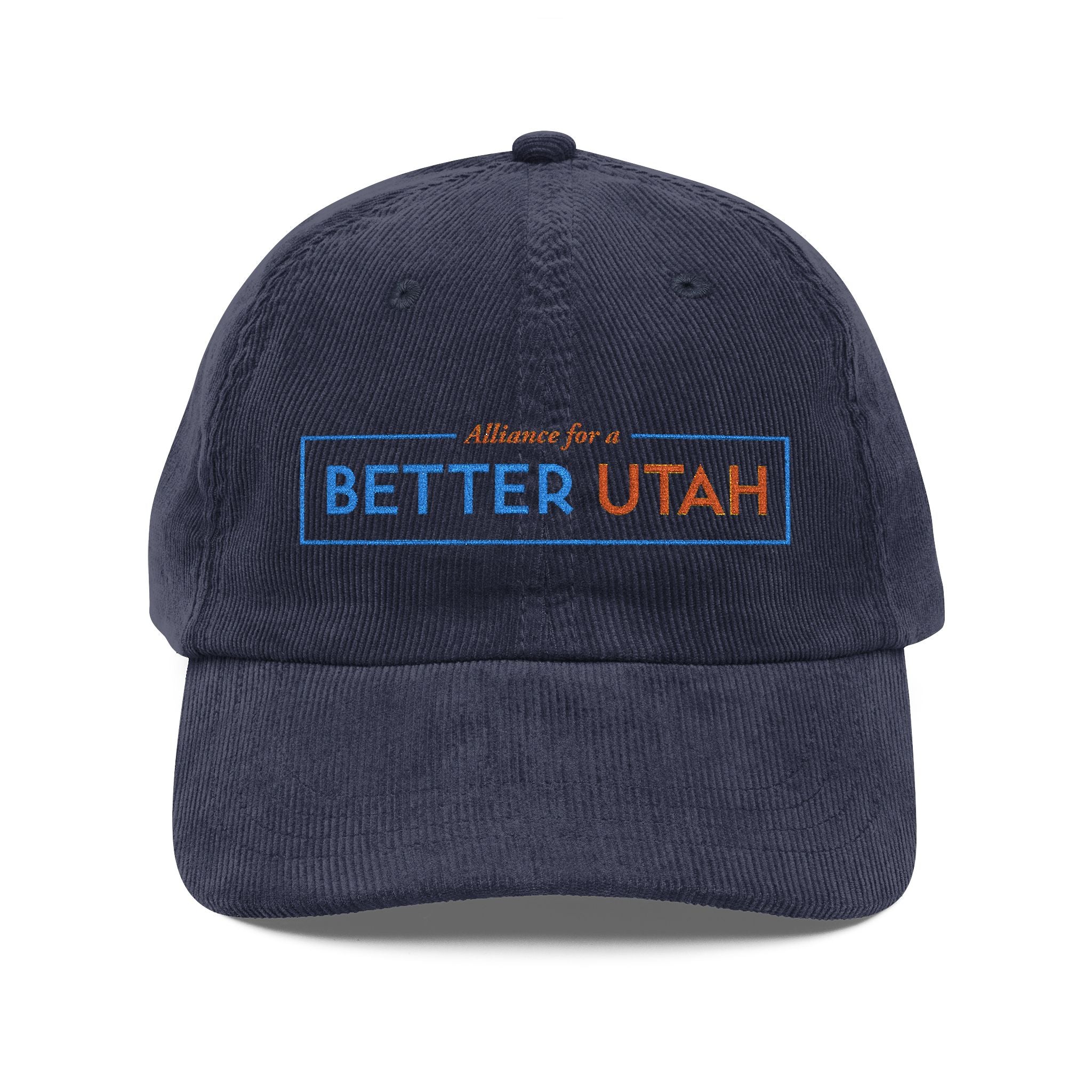 ALLIANCE FOR BETTER UTAH VINTAGE CORDUROY CAP HAT