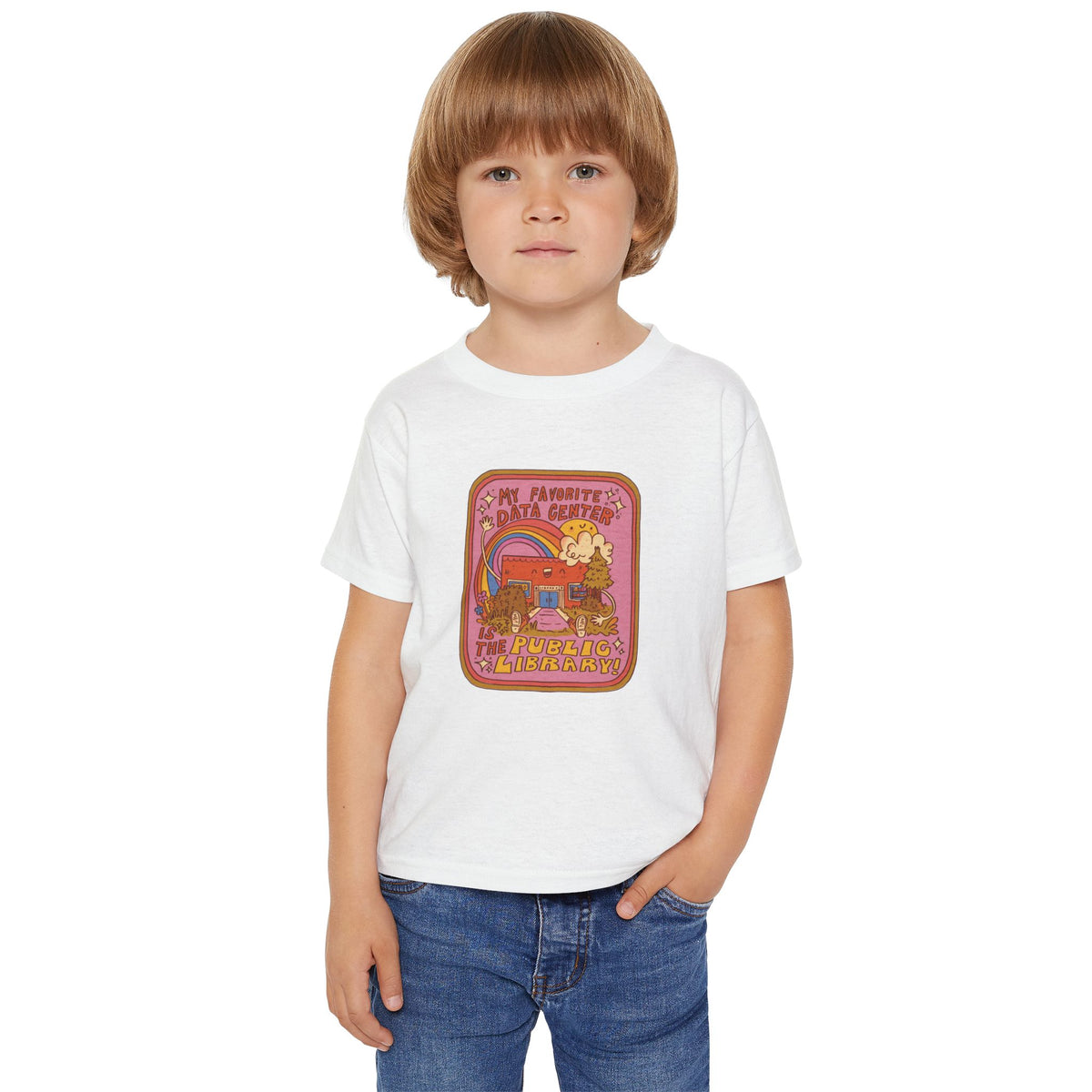 Public Library Toddler Cotton Heavy Weight Tee