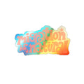 "Migration Is Natural" Holographic Die-Cut Sticker