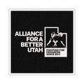 FIGHTING FOR PROGRESS BLACK STICKER