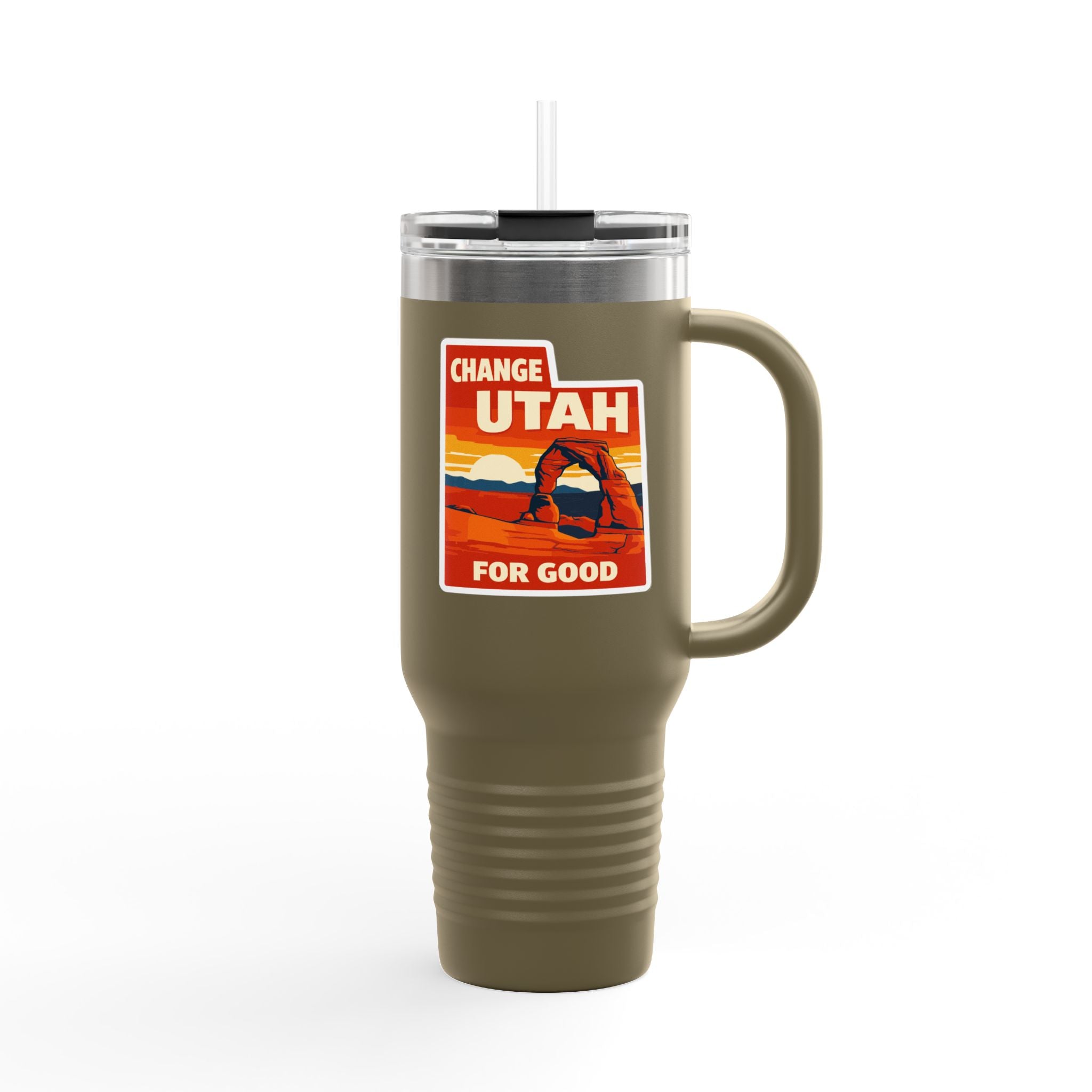 CHANGE UTAH FOR GOOD INSULATED MUG 40OZ