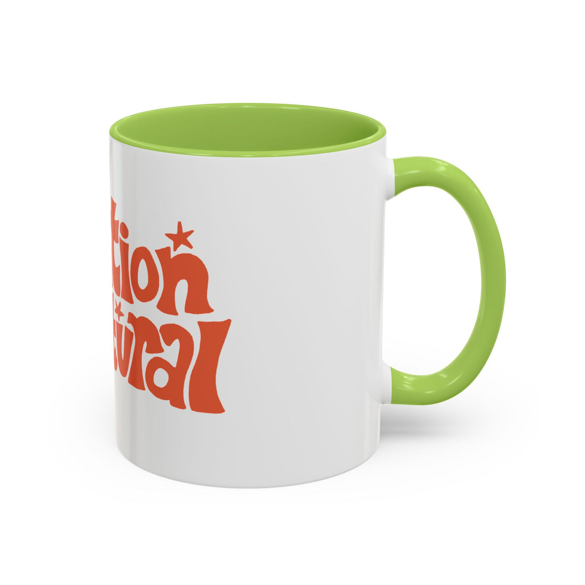 Two-Tone "Migration is Natural" Accent Mug