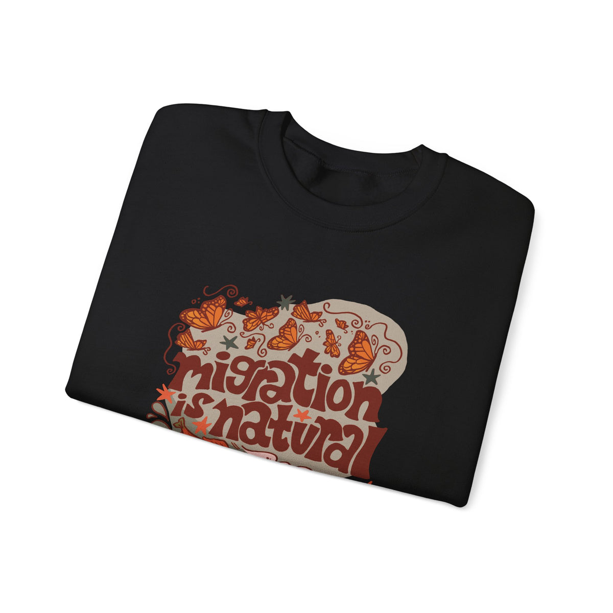 Migration is Natural Crewneck Heavey Sweater