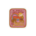 Library Magnet — “My Favorite Data Center is the Public Library!” Custom Shape Fridge Magnet