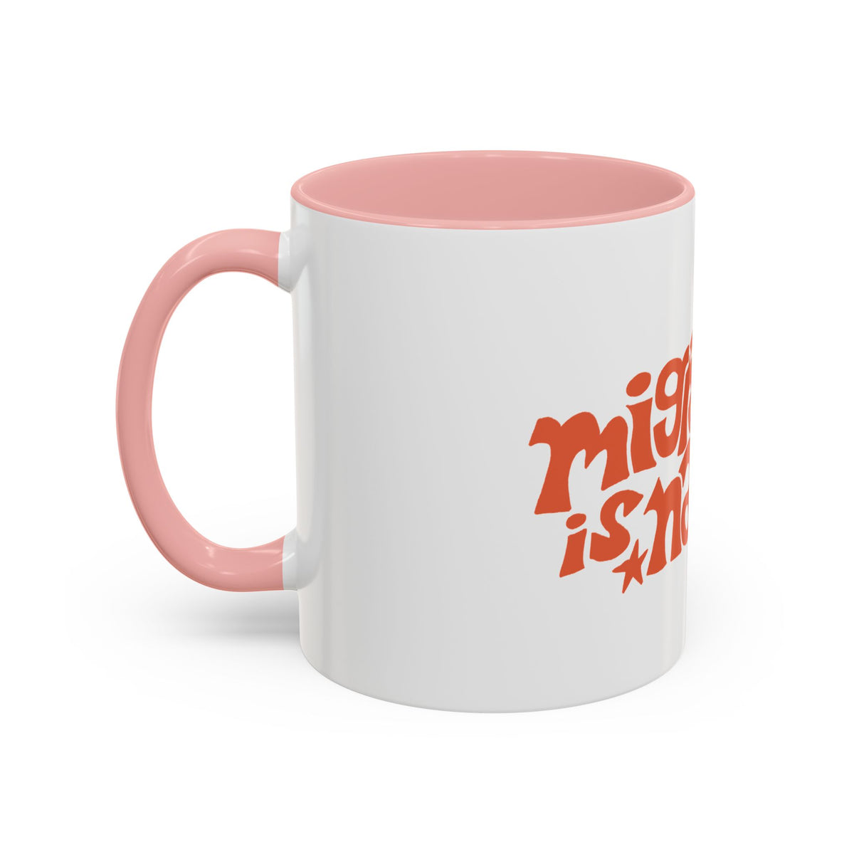 Two-Tone "Migration is Natural" Accent Mug