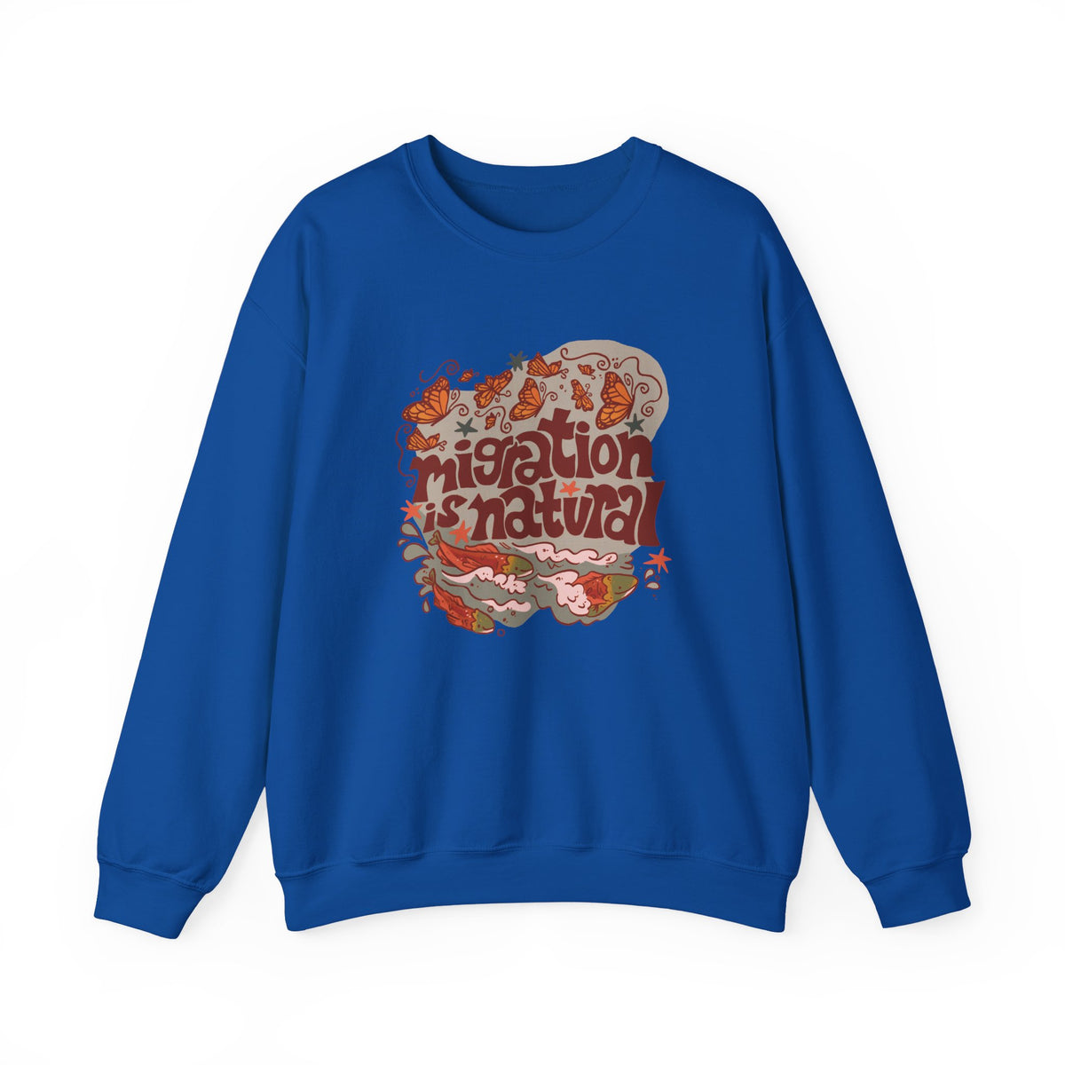 Migration is Natural Crewneck Heavey Sweater