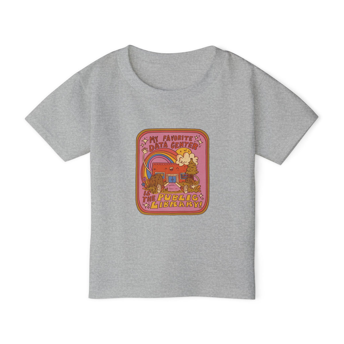 Public Library Toddler Cotton Heavy Weight Tee