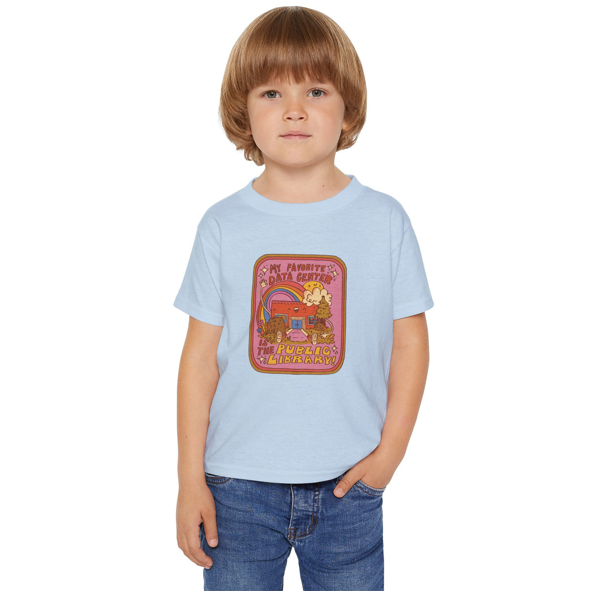 Public Library Toddler Cotton Heavy Weight Tee