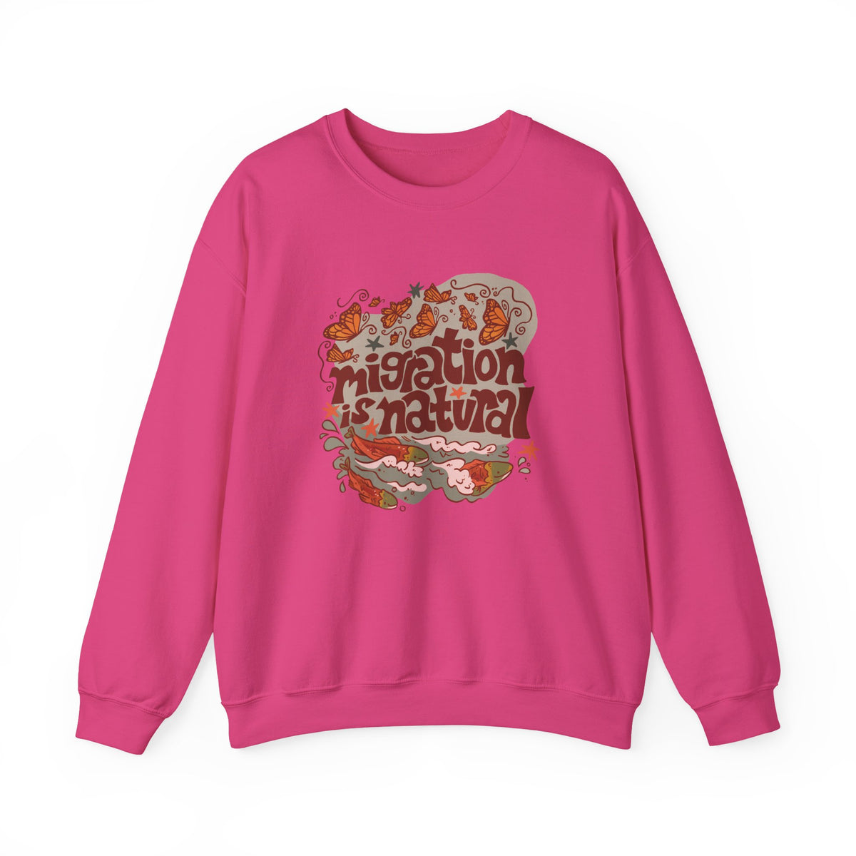 Migration is Natural Crewneck Heavey Sweater