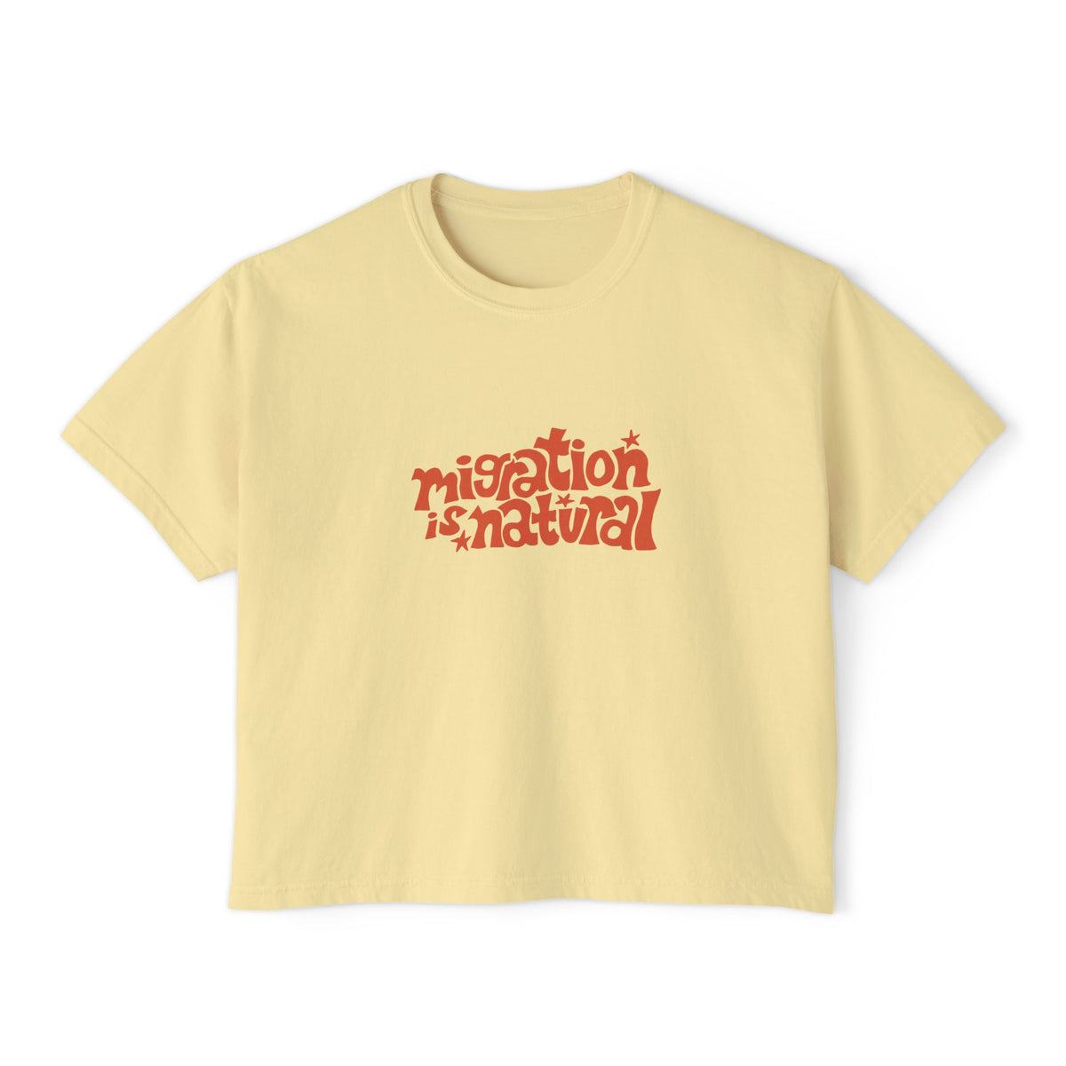 Migration Is Natural Boxy Tee