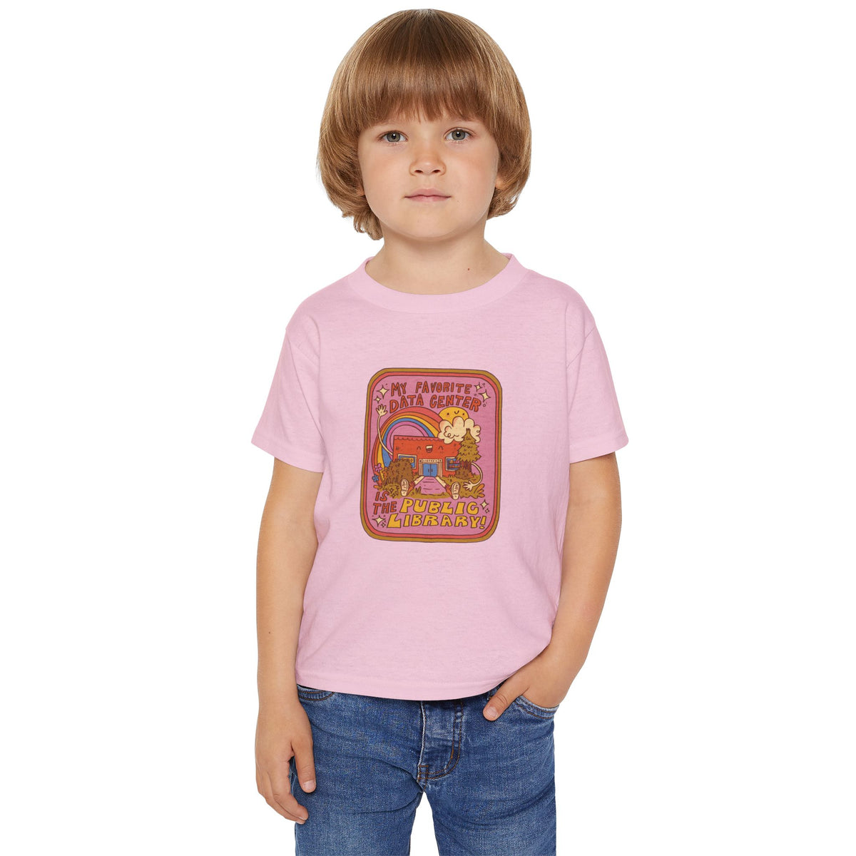 Public Library Toddler Cotton Heavy Weight Tee