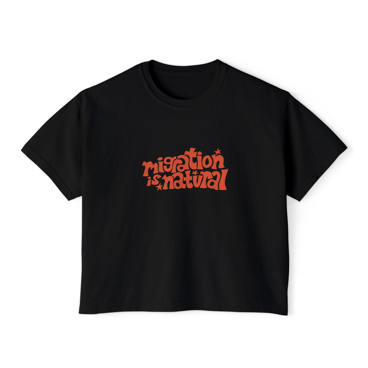 Migration Is Natural Boxy Tee