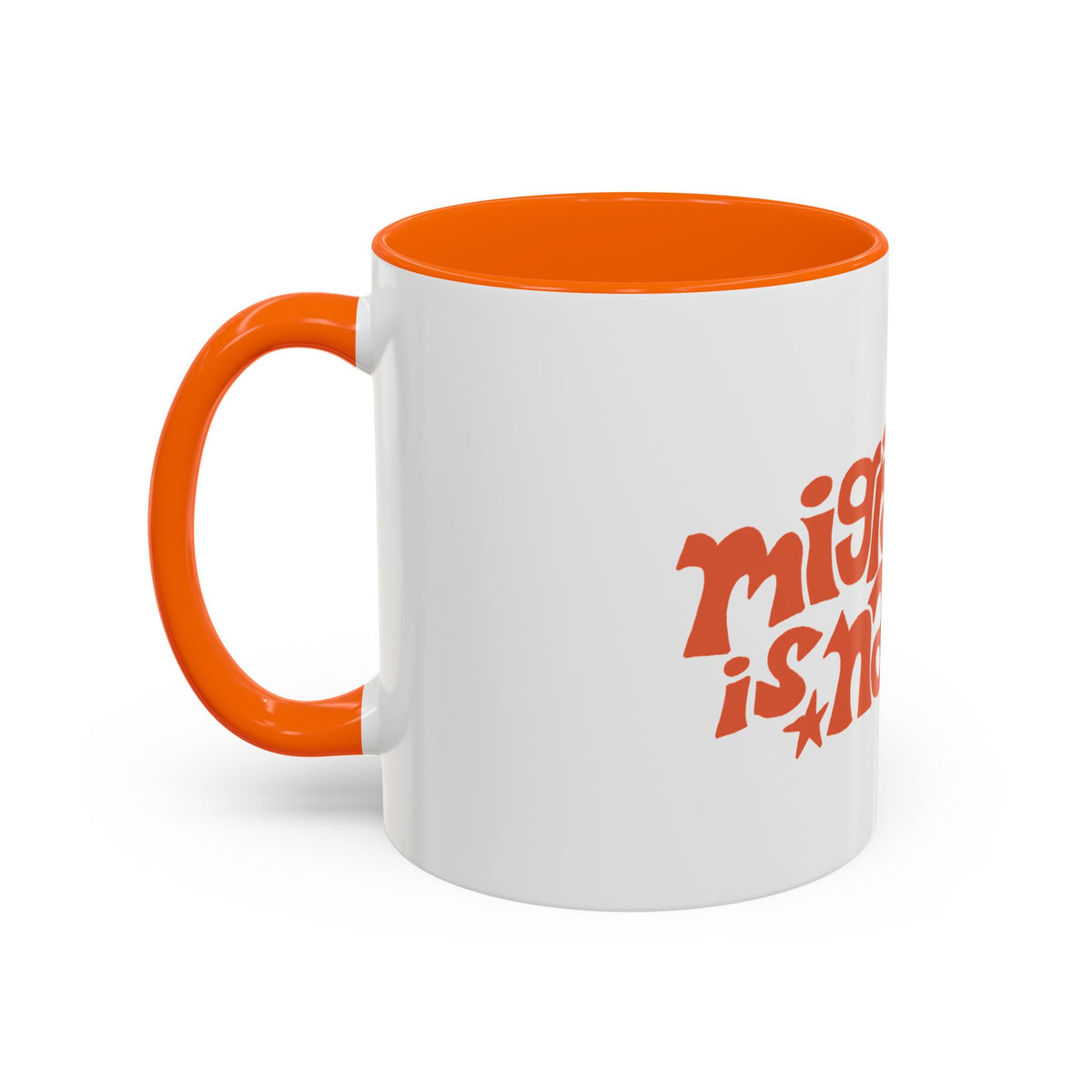 Two-Tone "Migration is Natural" Accent Mug