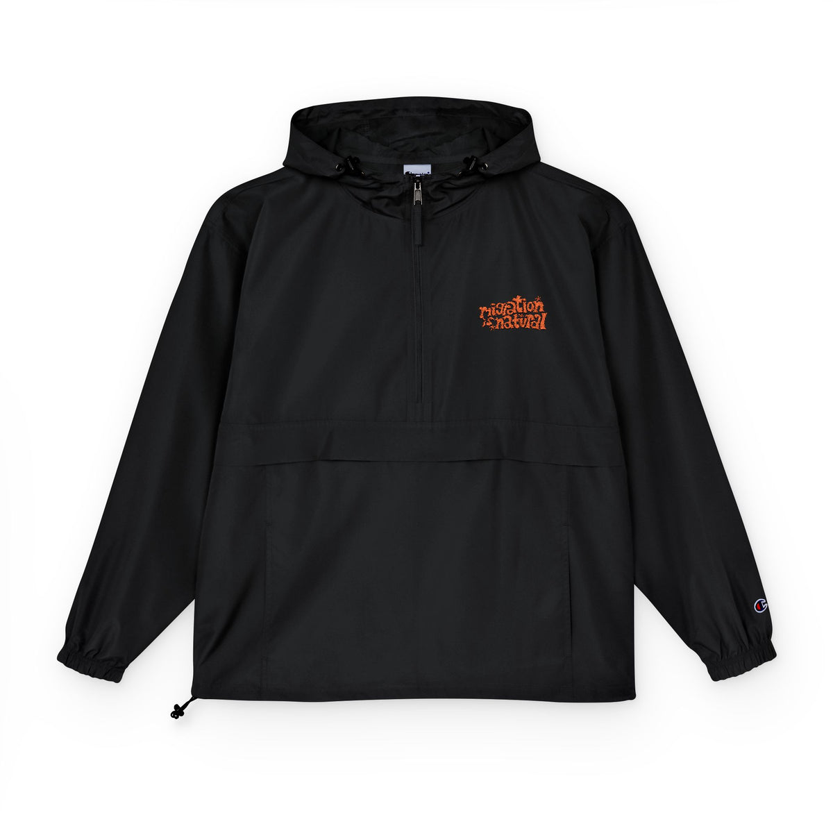 Migration is Natural Embroidered Unisex Packable Champion Anorak Jacket