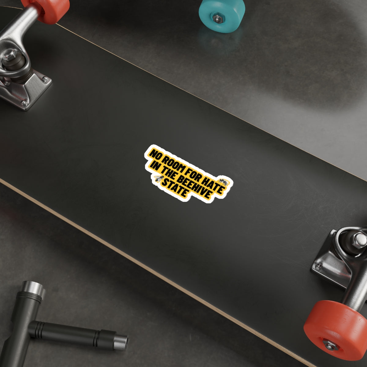 NO ROOM FOR HATE IN THE BEEHIVE STATE STICKER