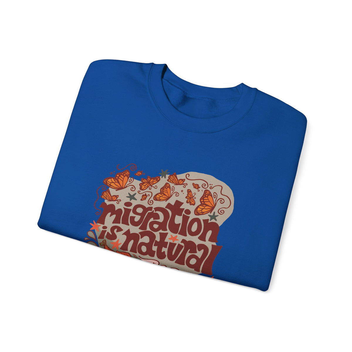 Migration is Natural Crewneck Heavey Sweater