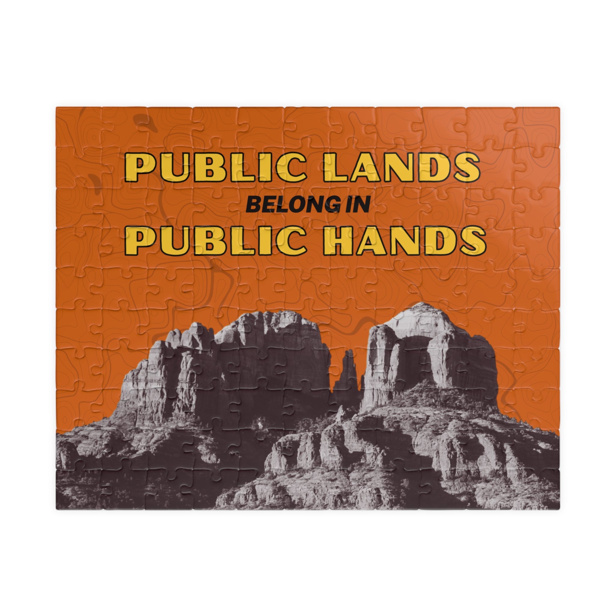 PUBLIC LANDS BELONG TO PUBLIC HANDS 100 PC PUZZLE