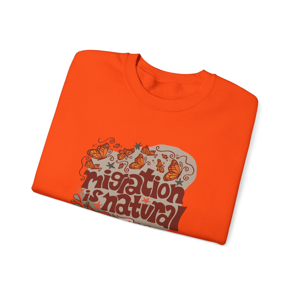 Migration is Natural Crewneck Heavey Sweater
