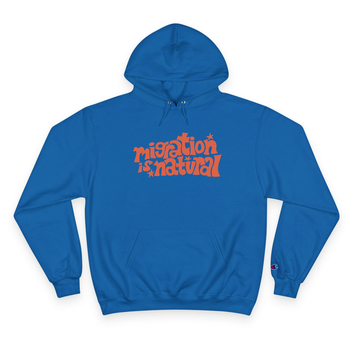 Migration Is Natural Adult Champion Hoodie