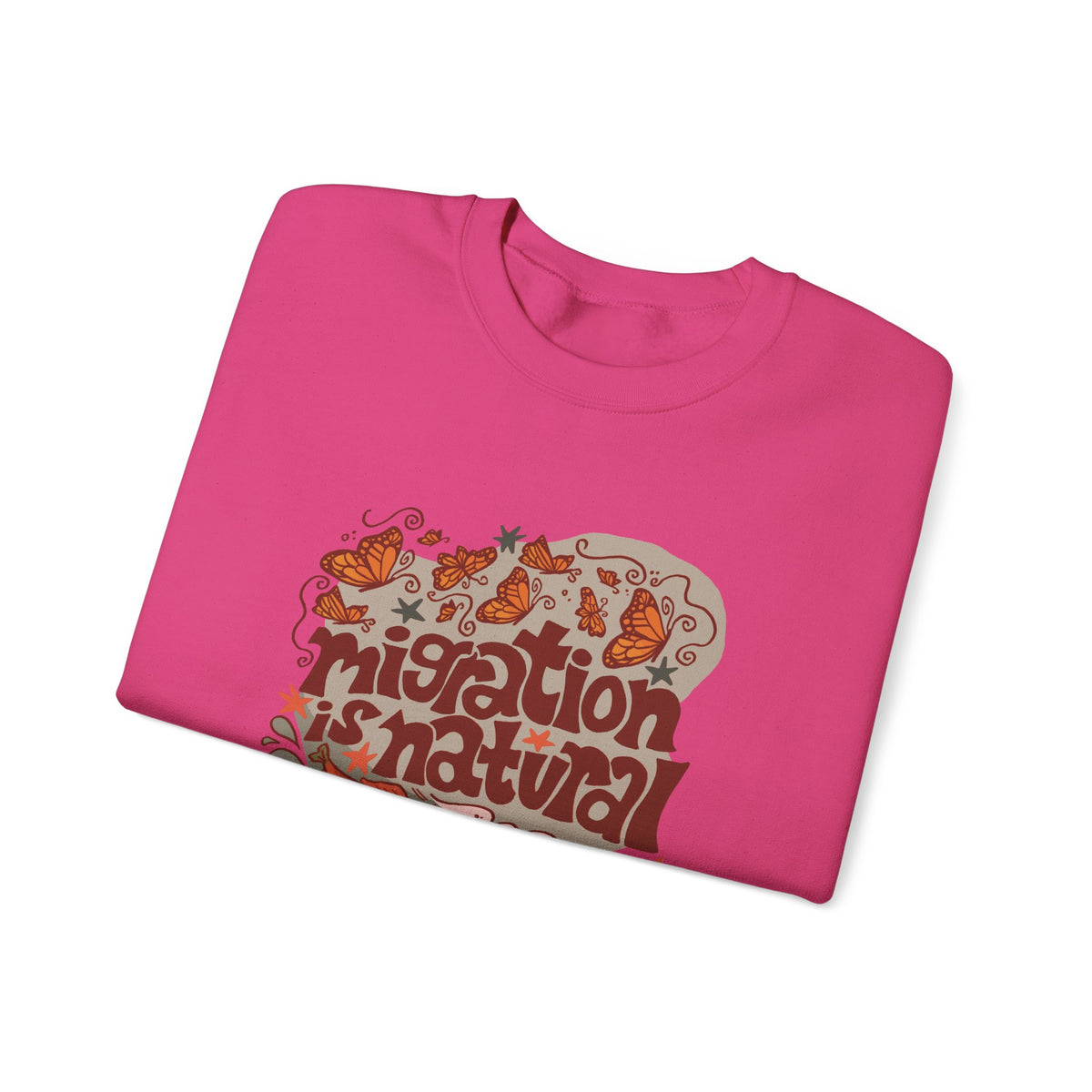 Migration is Natural Crewneck Heavey Sweater