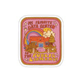 “My Favorite Data Center Is The Public Library” Die-Cut Sticker