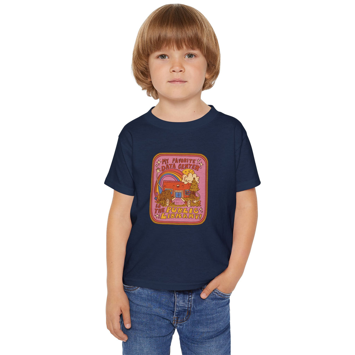 Public Library Toddler Cotton Heavy Weight Tee