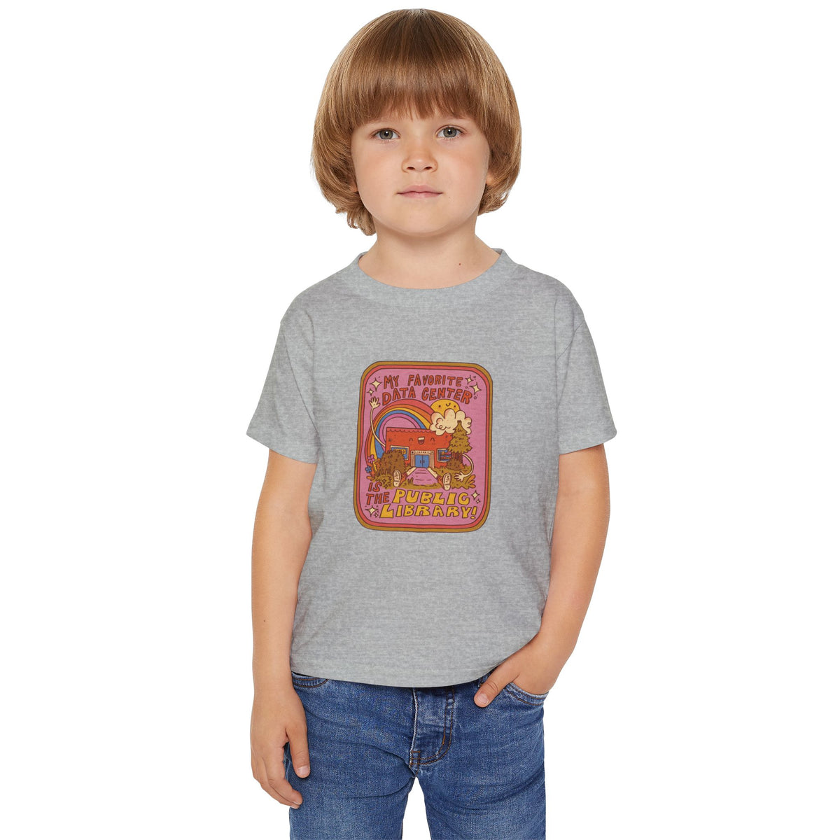Public Library Toddler Cotton Heavy Weight Tee