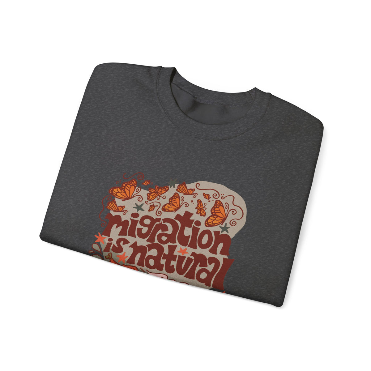 Migration is Natural Crewneck Heavey Sweater
