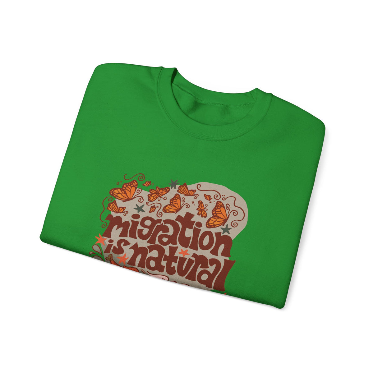 Migration is Natural Crewneck Heavey Sweater
