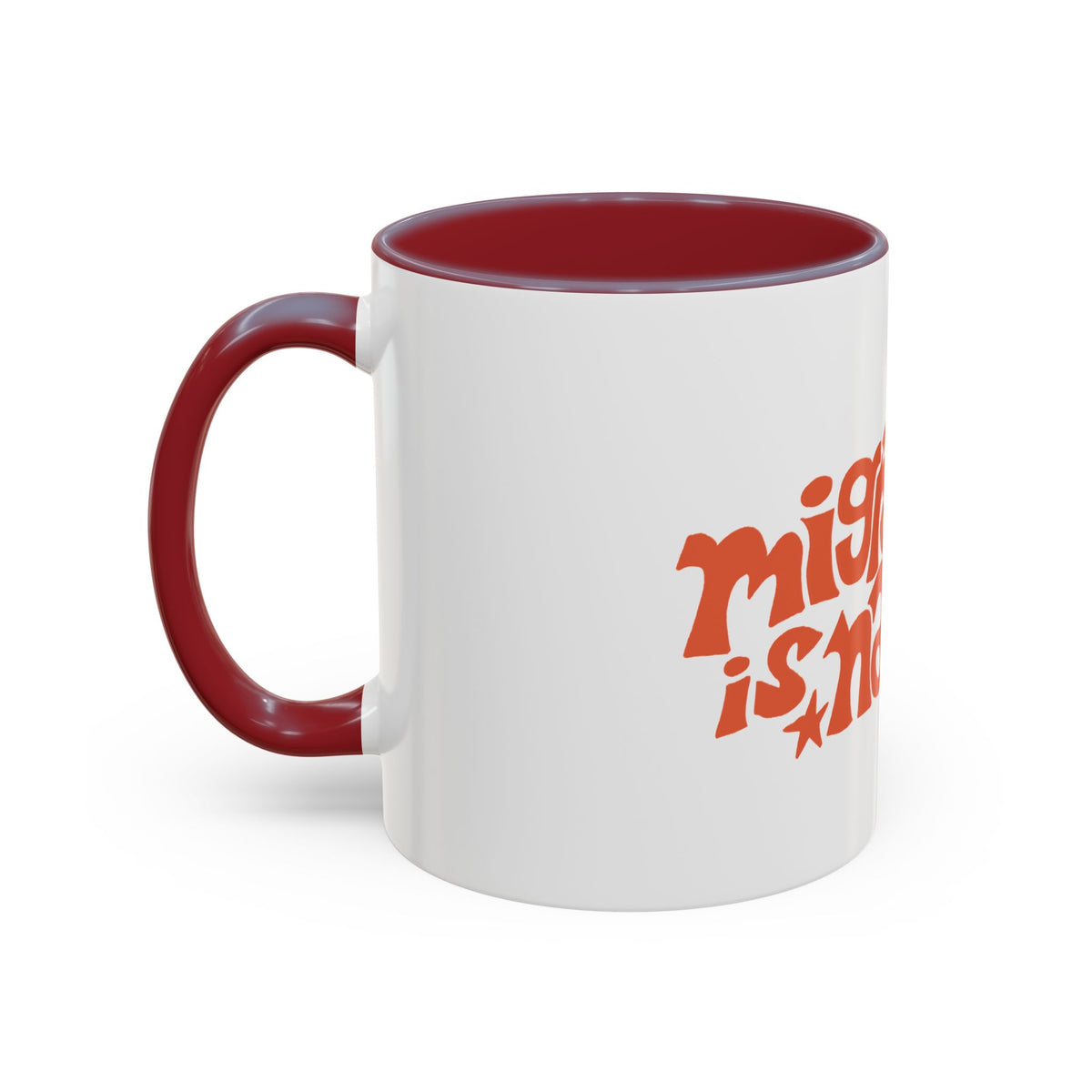 Two-Tone "Migration is Natural" Accent Mug