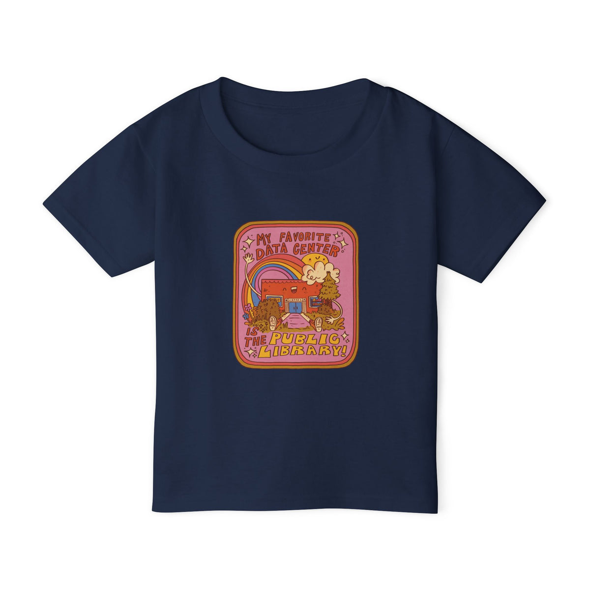 Public Library Toddler Cotton Heavy Weight Tee
