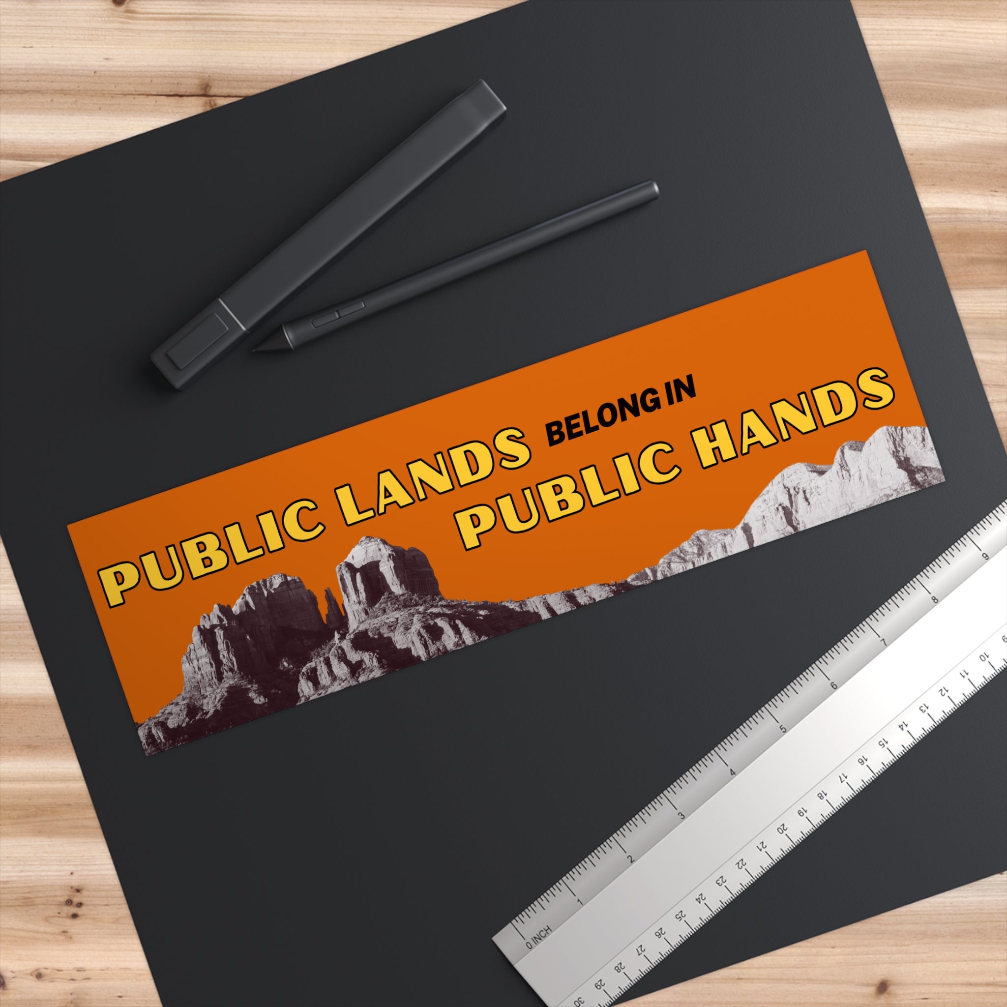 PUBLIC LANDS BUMPER STICKER