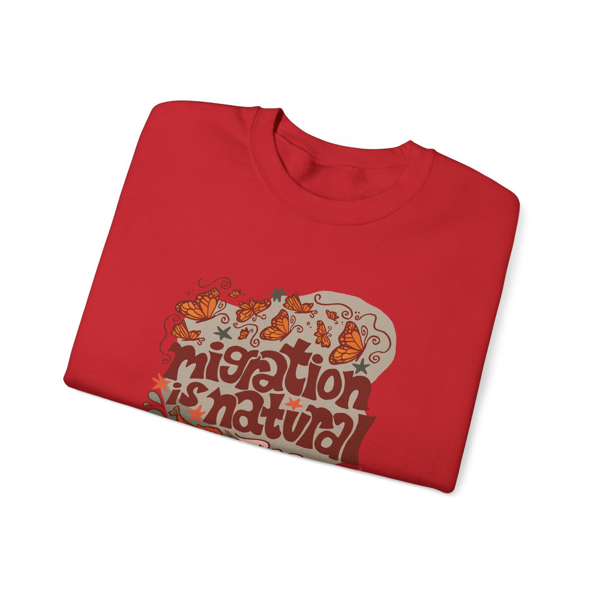 Migration is Natural Crewneck Heavey Sweater